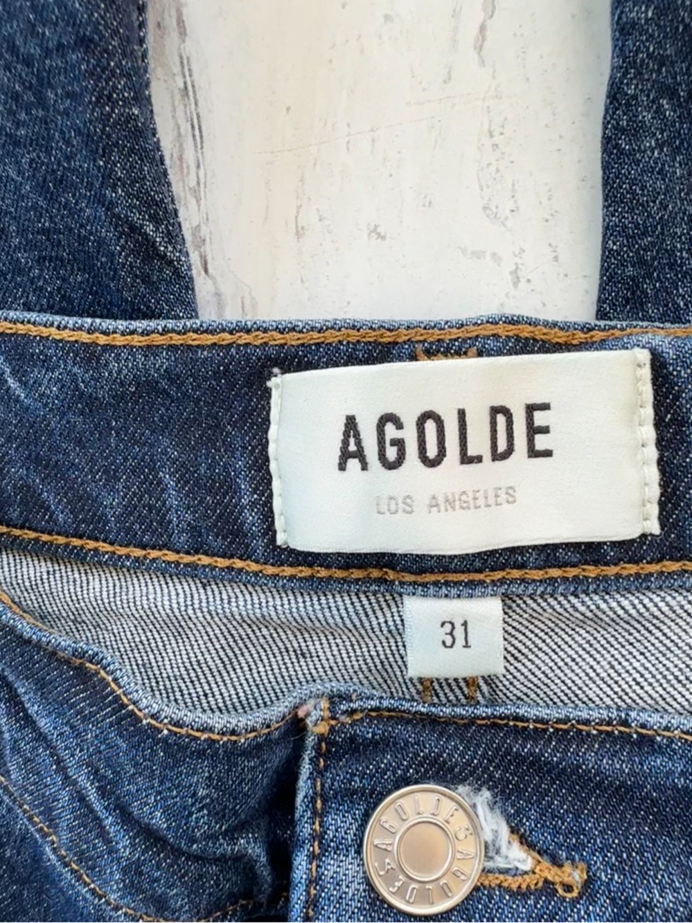 AGOLDE • Riley Crop in Divided - Picture 7 of 9